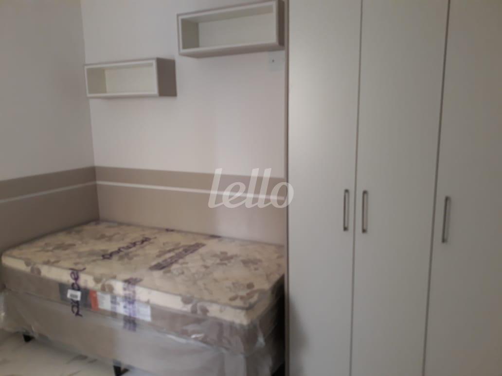 DORMITÓRIO de Apartamento à venda, Padrão com 50 m², 2 quartos e 1 vaga em Vila Curuca - Santo André