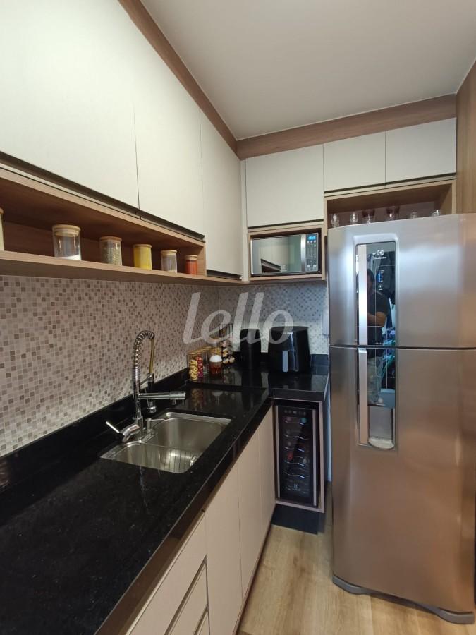 COZINHA de Apartamento à venda, Padrão com 45 m², 2 quartos e 1 vaga em Quarta Parada - São Paulo