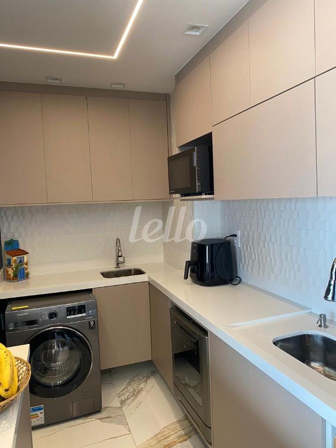 AREA DE SERVIÇO de Apartamento à venda, Padrão com 38 m², 1 quarto e 1 vaga em Vila Invernada - São Paulo