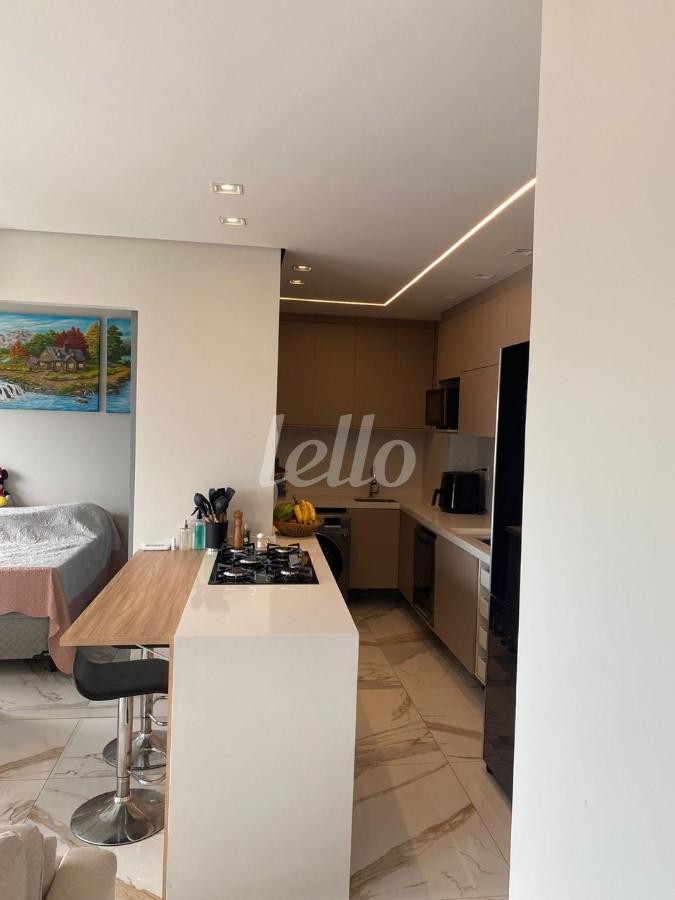 COZINHA de Apartamento à venda, Padrão com 38 m², 1 quarto e 1 vaga em Vila Invernada - São Paulo