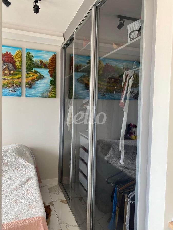 QUARTO de Apartamento à venda, Padrão com 38 m², 1 quarto e 1 vaga em Vila Invernada - São Paulo