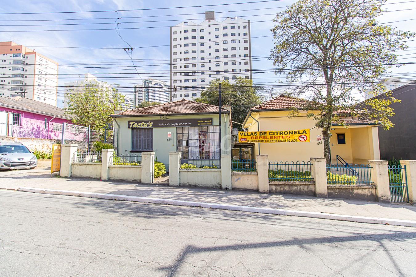 FACHADA de Área / Terreno para alugar, Padrão com 840 m², e em Centro - Santo André