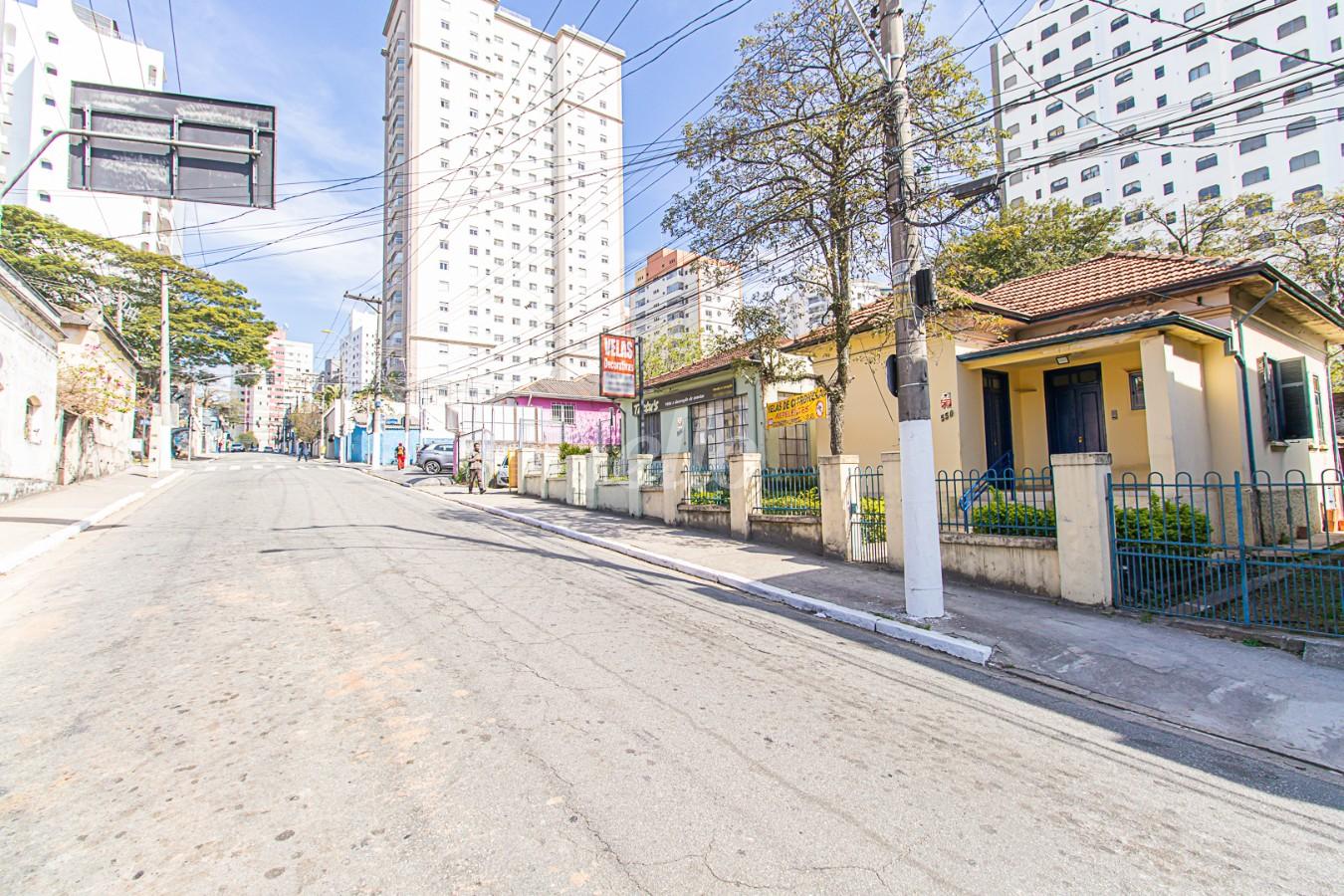 FACHADA de Área / Terreno para alugar, Padrão com 840 m², e em Centro - Santo André