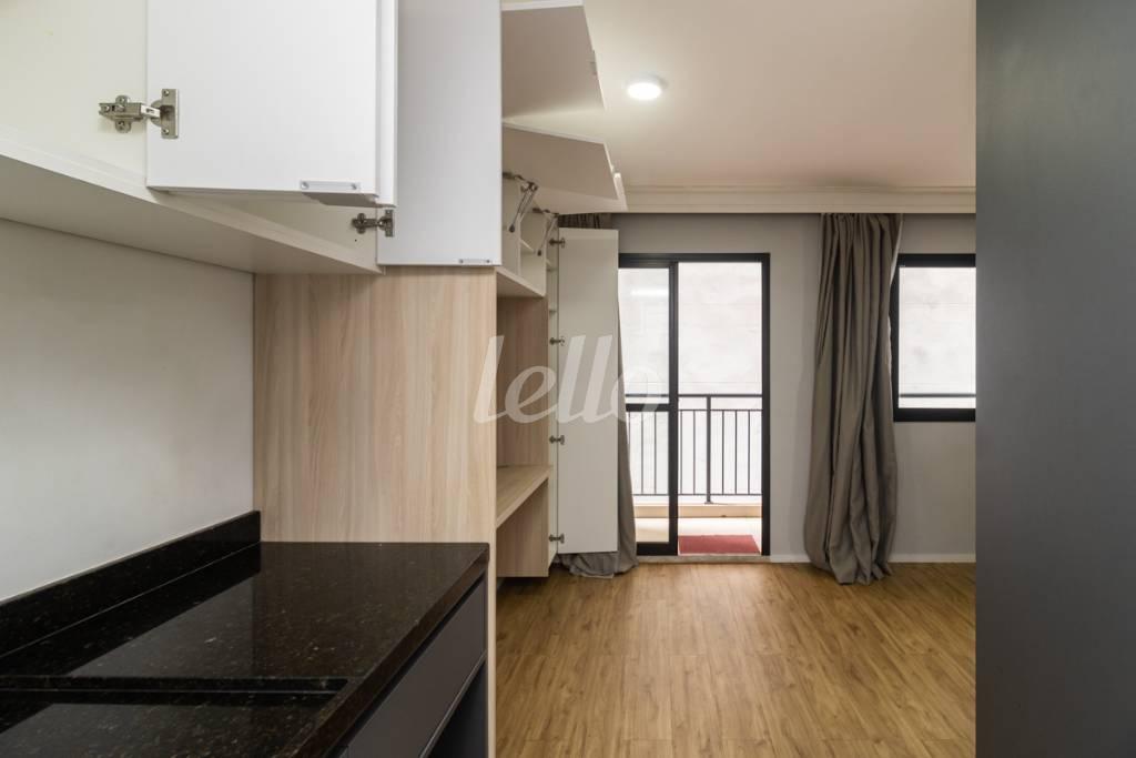 COZINHA de Apartamento à venda, Studio com 26 m², 1 quarto e em Centro - São Paulo