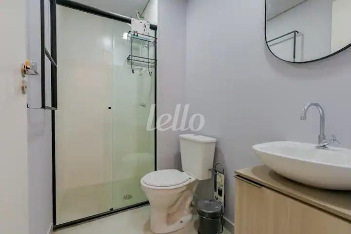 BANHEIRO de Apartamento à venda, Studio com 25 m², 1 quarto e em Bela Vista - São Paulo