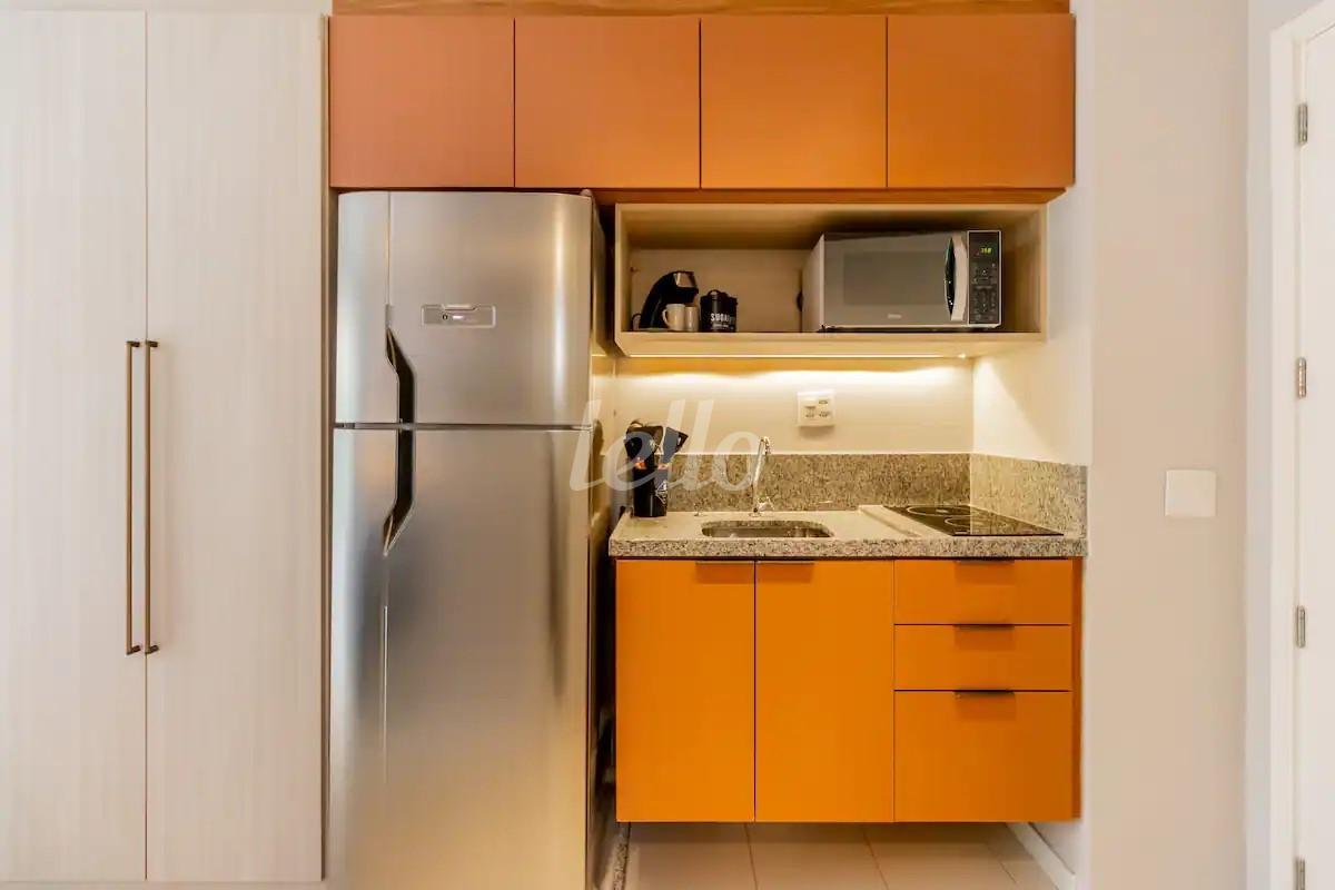 COZINHA de Apartamento à venda, Studio com 24 m², e em Bela Vista - São Paulo