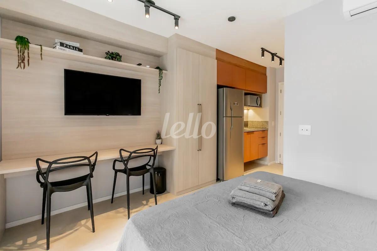 SALA de Apartamento à venda, Studio com 24 m², e em Bela Vista - São Paulo