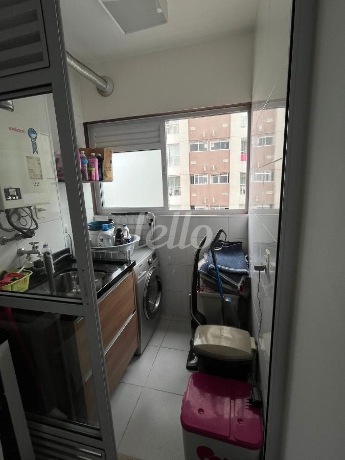 LAVANDERIA de Apartamento à venda, Padrão com 87 m², 2 quartos e 1 vaga em Mooca - São Paulo