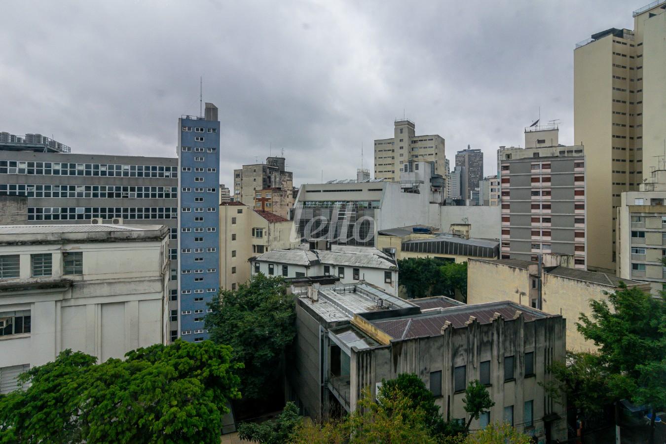 VISTA DA SALA de Apartamento à venda, Padrão com 77 m², 2 quartos e 1 vaga em Vila Buarque - São Paulo