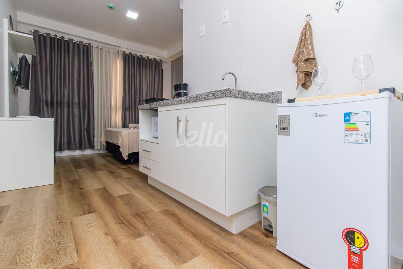 COZINHA de Apartamento à venda, Padrão com 22 m², 1 quarto e em Vila Mariana - São Paulo