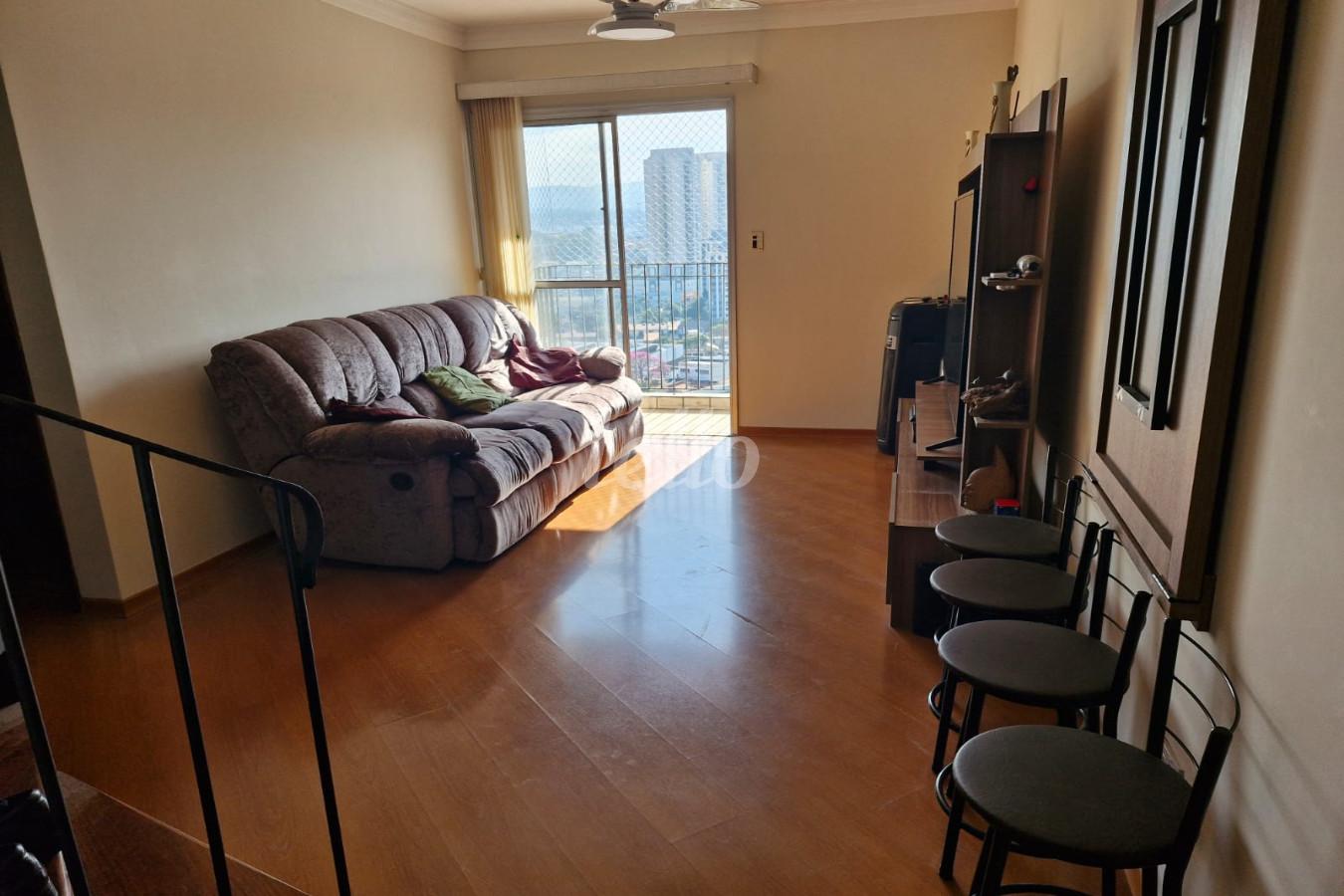 SALA de Apartamento à venda, Duplex com 126 m², 3 quartos e 2 vagas em Vila Romero - São Paulo