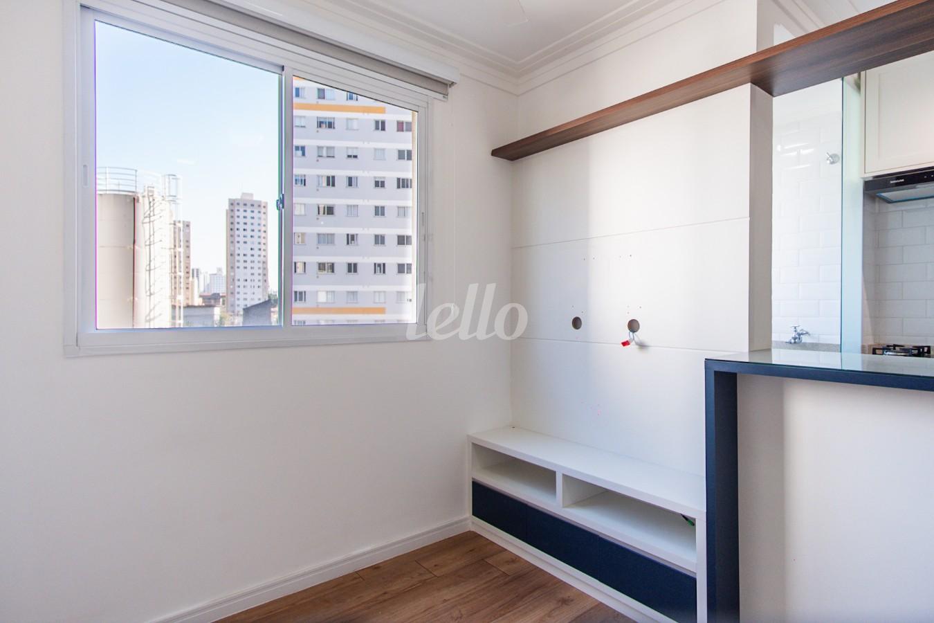 SALA de Apartamento para alugar, Padrão com 40 m², 2 quartos e em Cambuci - São Paulo