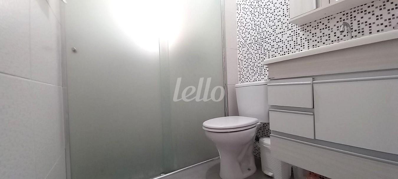 BANHEIRO de Apartamento à venda, Padrão com 34 m², 1 quarto e em Aclimação - São Paulo