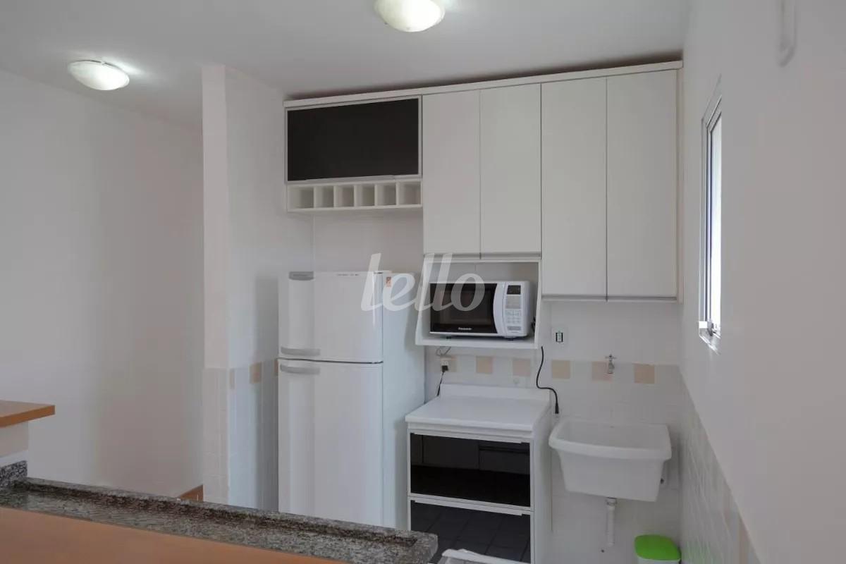 COZINHA de Apartamento à venda, Padrão com 30 m², 1 quarto e em República - São Paulo