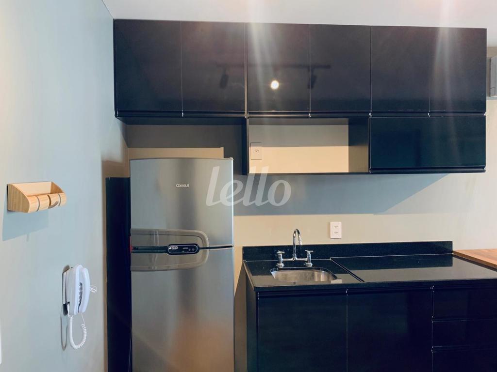 COZINHA de Apartamento à venda, Padrão com 42 m², 1 quarto e 1 vaga em Campo Belo - São Paulo