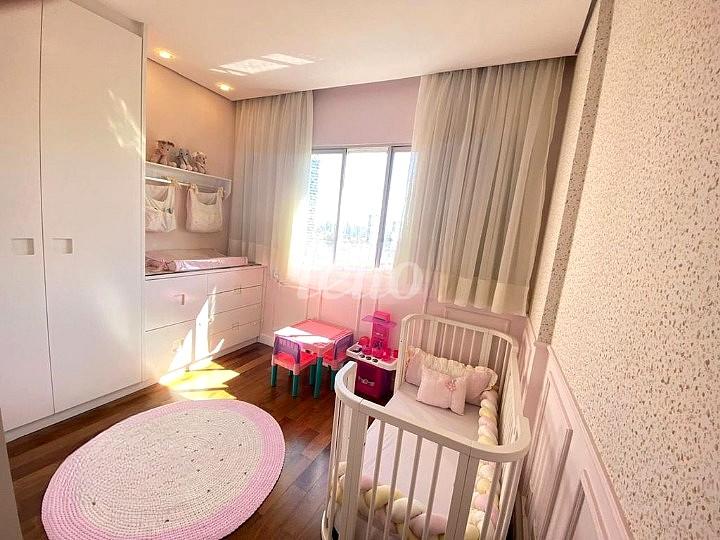 DORMITORIO de Apartamento à venda, Padrão com 107 m², 3 quartos e 1 vaga em Vila Prudente - São Paulo