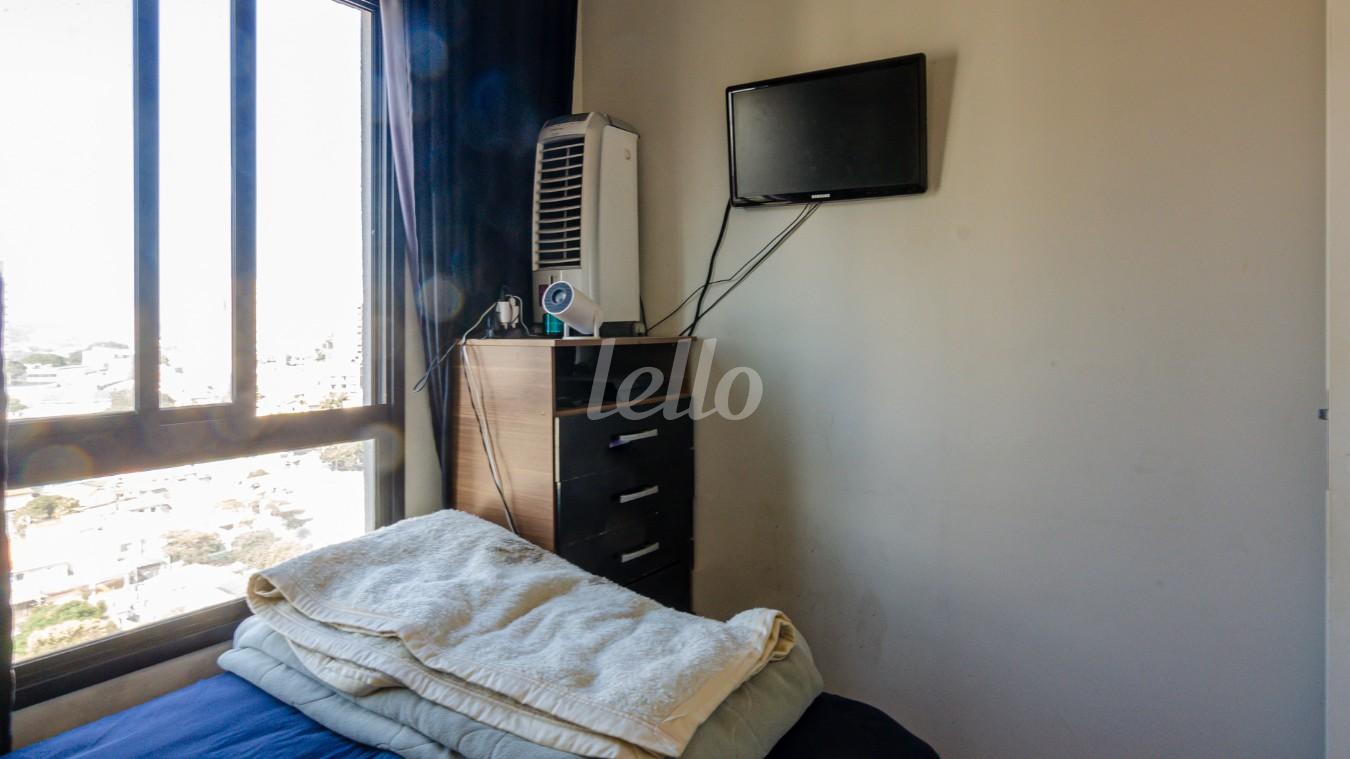 DORMITORIO de Apartamento à venda, Studio com 31 m², 1 quarto e 1 vaga em Vila da Saúde - São Paulo