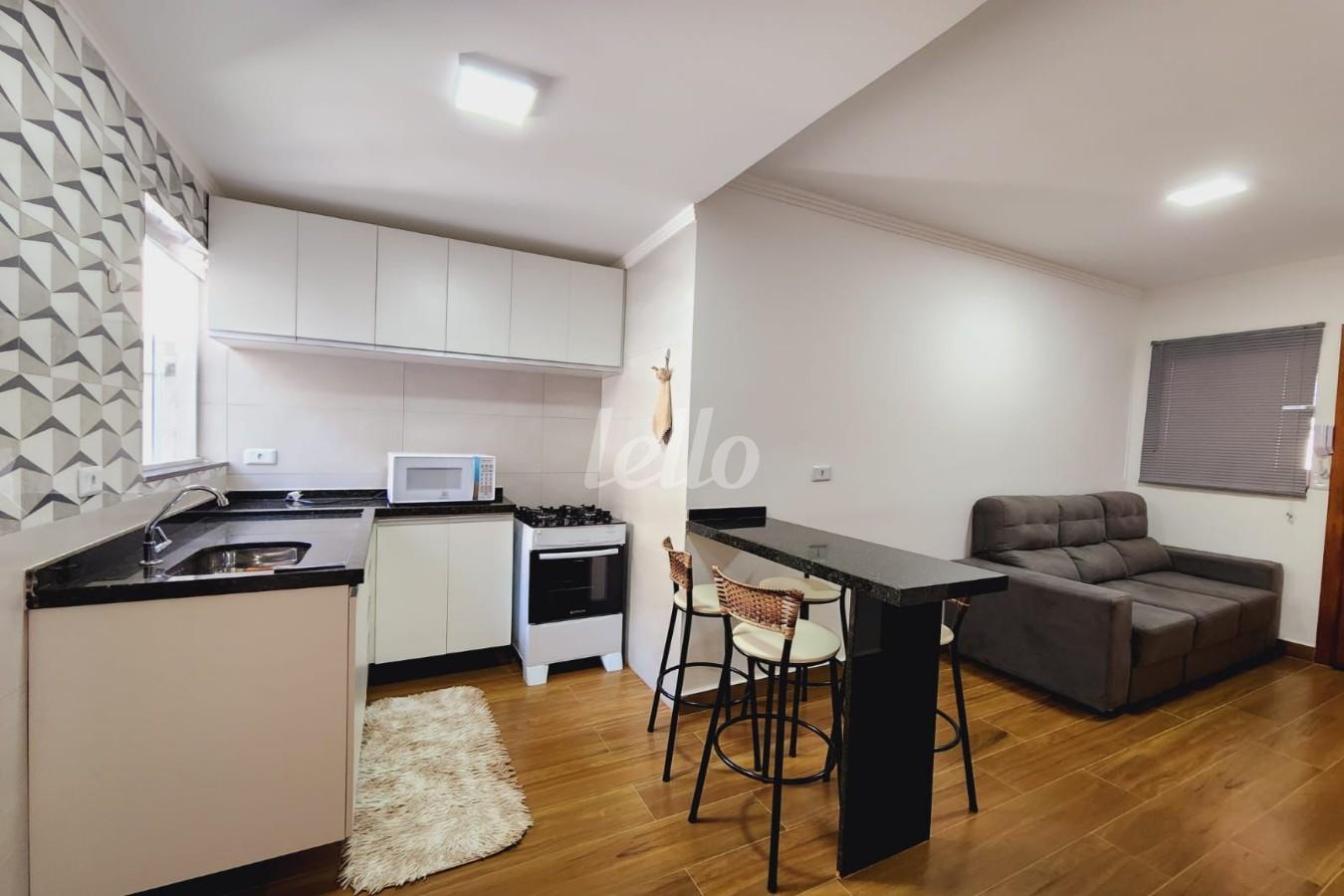 SALA/COZINHA de Apartamento à venda, Padrão com 42 m², 2 quartos e 1 vaga em Vila Antonina - São Paulo