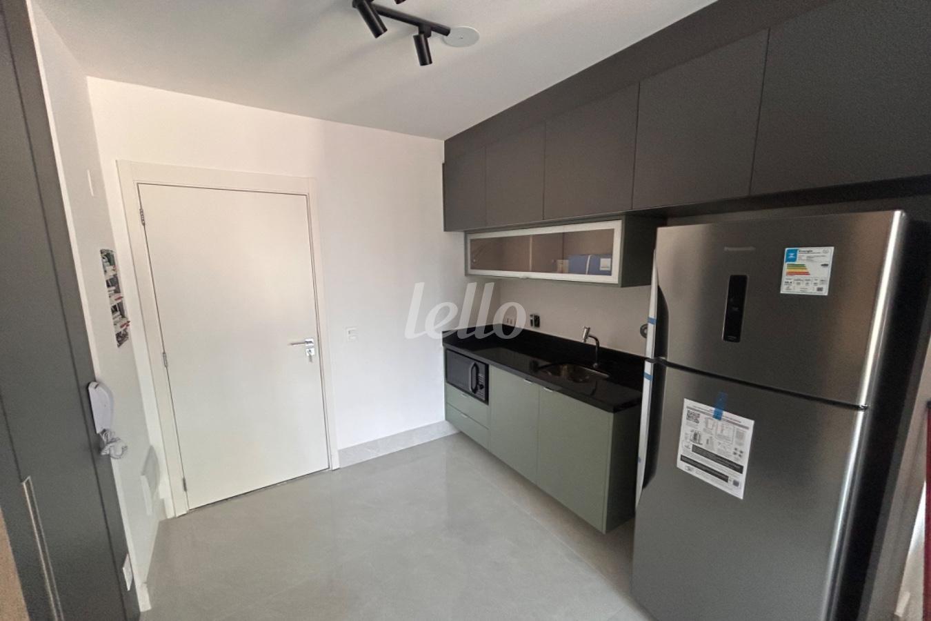 COZINHA de Apartamento à venda, Studio com 29 m², 1 quarto e em Jardim Paulistano - São Paulo