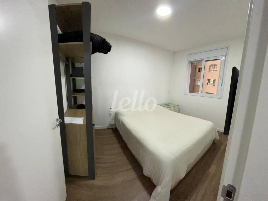 DORMITÓRIO de Apartamento à venda, Padrão com 38 m², 2 quartos e em Cidade Mãe do Céu - São Paulo