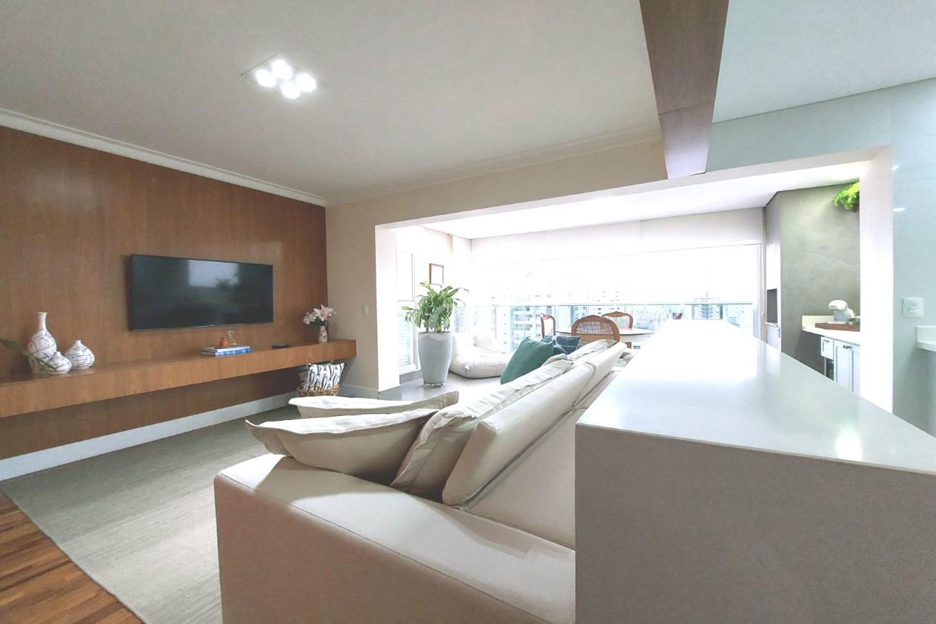 SALA de Apartamento à venda, Padrão com 118 m², 2 quartos e 3 vagas em Ch Santo Antônio (ZL) - São Paulo