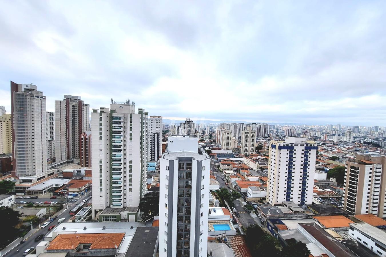 VISTA de Apartamento à venda, Padrão com 118 m², 2 quartos e 3 vagas em Ch Santo Antônio (ZL) - São Paulo