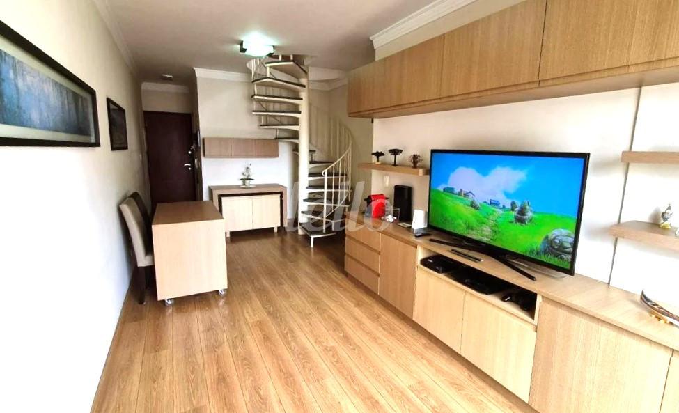 SALA de Apartamento à venda, cobertura - Padrão com 105 m², 3 quartos e 2 vagas em Vila Mariana - São Paulo