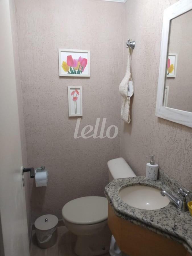 LAVABO de Casa para alugar, em condomínio - sobrado com 90 m², 2 quartos e 1 vaga em Jardim Ibitirama - São Paulo