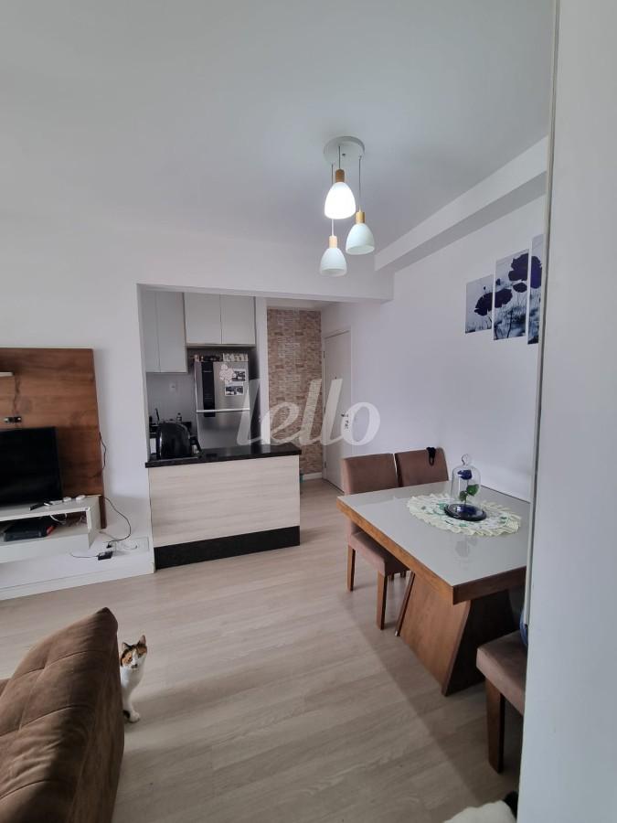 SALA de Apartamento à venda, Padrão com 64 m², 2 quartos e 1 vaga em Ch Santo Antônio (ZL) - São Paulo