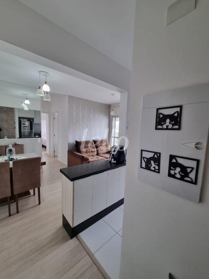 SALA de Apartamento à venda, Padrão com 64 m², 2 quartos e 1 vaga em Ch Santo Antônio (ZL) - São Paulo