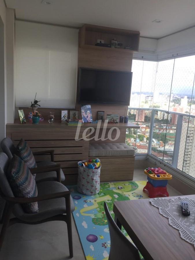 VARANDA de Apartamento à venda, Padrão com 118 m², 3 quartos e 2 vagas em Ch Santo Antônio (ZL) - São Paulo