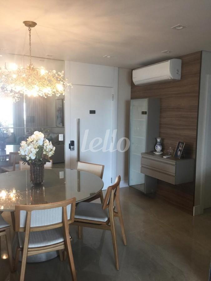 SALA DE JANTAR de Apartamento à venda, Padrão com 118 m², 3 quartos e 2 vagas em Ch Santo Antônio (ZL) - São Paulo