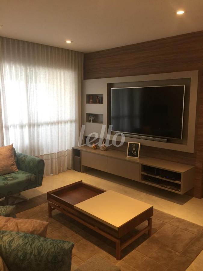 SLA DE ESTAR de Apartamento à venda, Padrão com 118 m², 3 quartos e 2 vagas em Ch Santo Antônio (ZL) - São Paulo