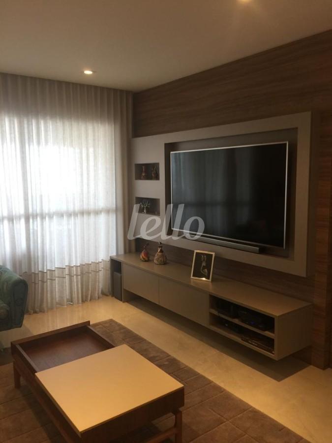 SALA DE ESTAR de Apartamento à venda, Padrão com 118 m², 3 quartos e 2 vagas em Ch Santo Antônio (ZL) - São Paulo