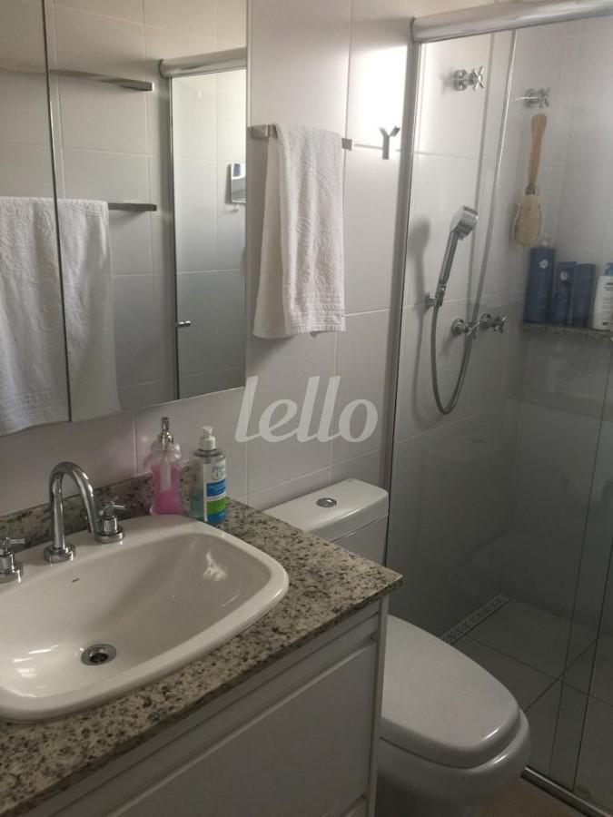 BANHEIRO de Apartamento à venda, Padrão com 118 m², 3 quartos e 2 vagas em Ch Santo Antônio (ZL) - São Paulo