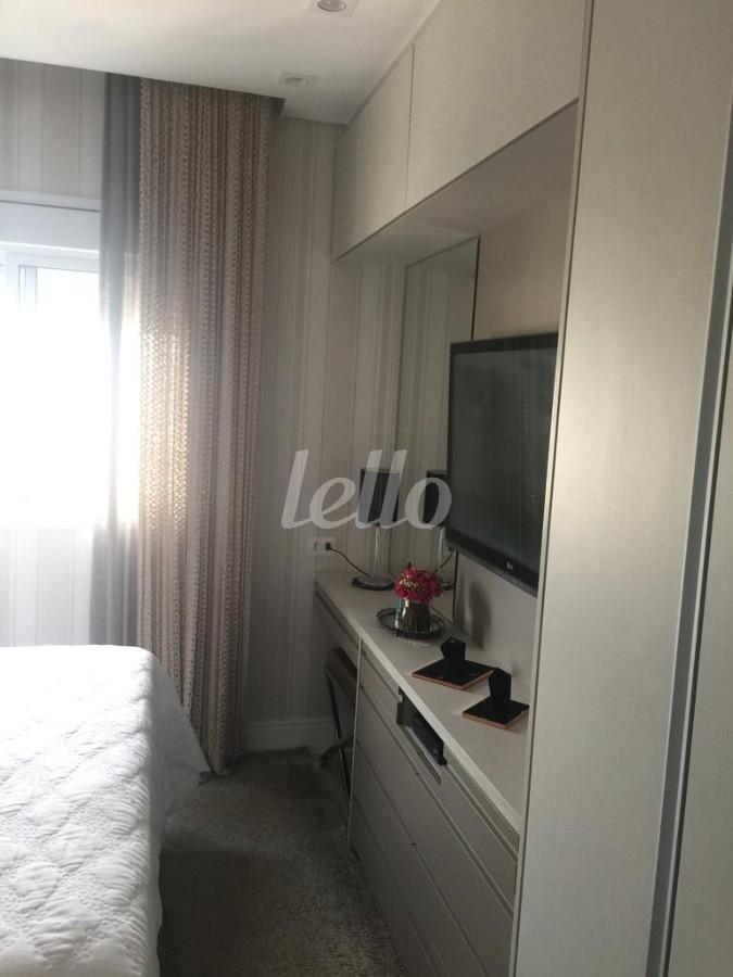 QUARTO de Apartamento à venda, Padrão com 118 m², 3 quartos e 2 vagas em Ch Santo Antônio (ZL) - São Paulo