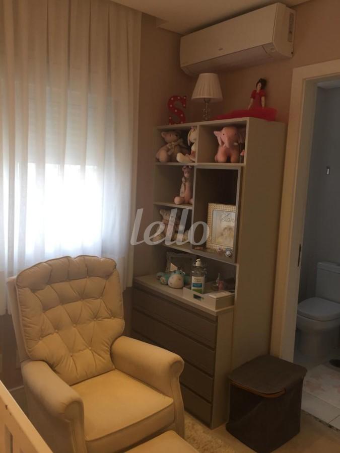 QUARTO de Apartamento à venda, Padrão com 118 m², 3 quartos e 2 vagas em Ch Santo Antônio (ZL) - São Paulo