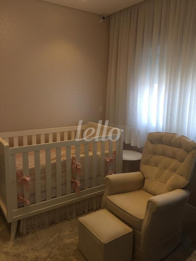 QUARTO de Apartamento à venda, Padrão com 118 m², 3 quartos e 2 vagas em Ch Santo Antônio (ZL) - São Paulo