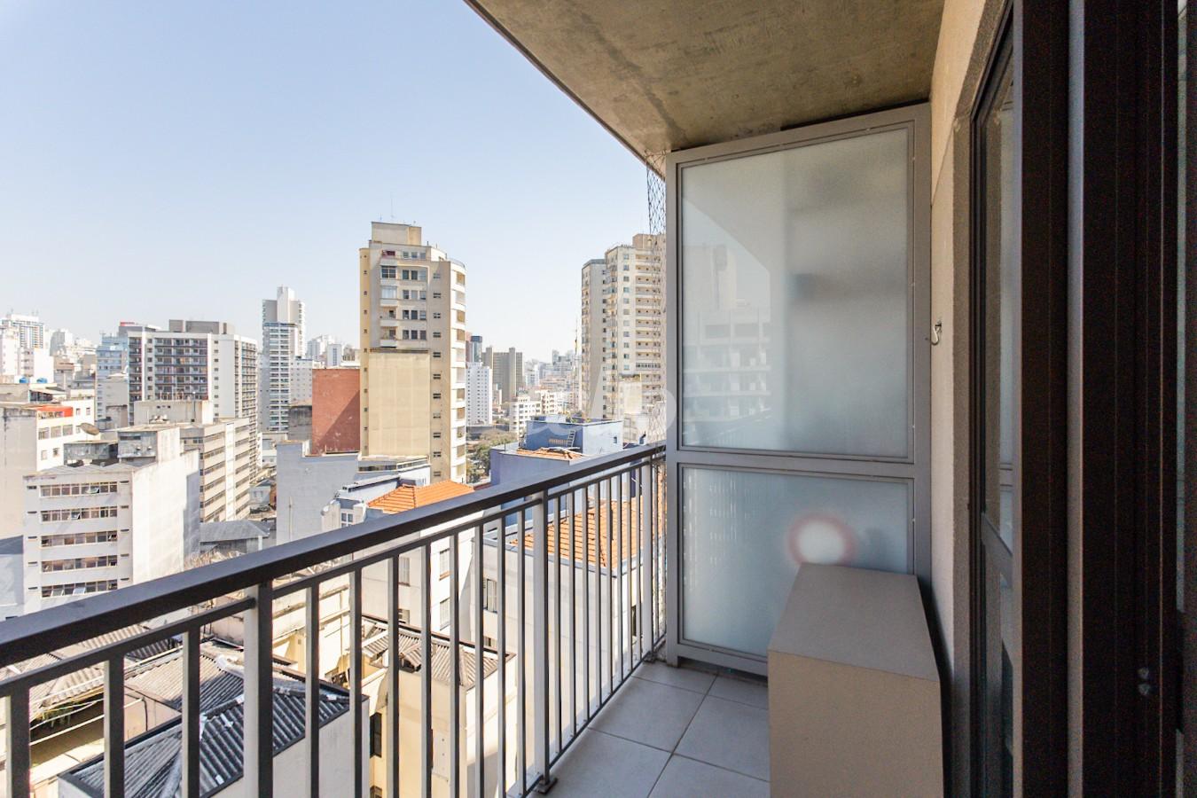 SACADA de Apartamento para alugar, Padrão com 31 m², e em República - São Paulo