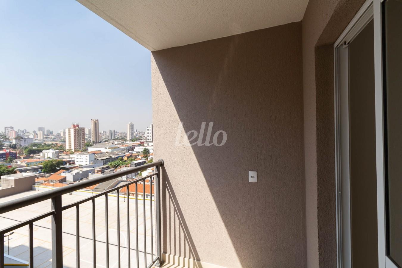 SACADA de Apartamento para alugar, Padrão com 51 m², 2 quartos e em Ch Santo Antônio (ZL) - São Paulo