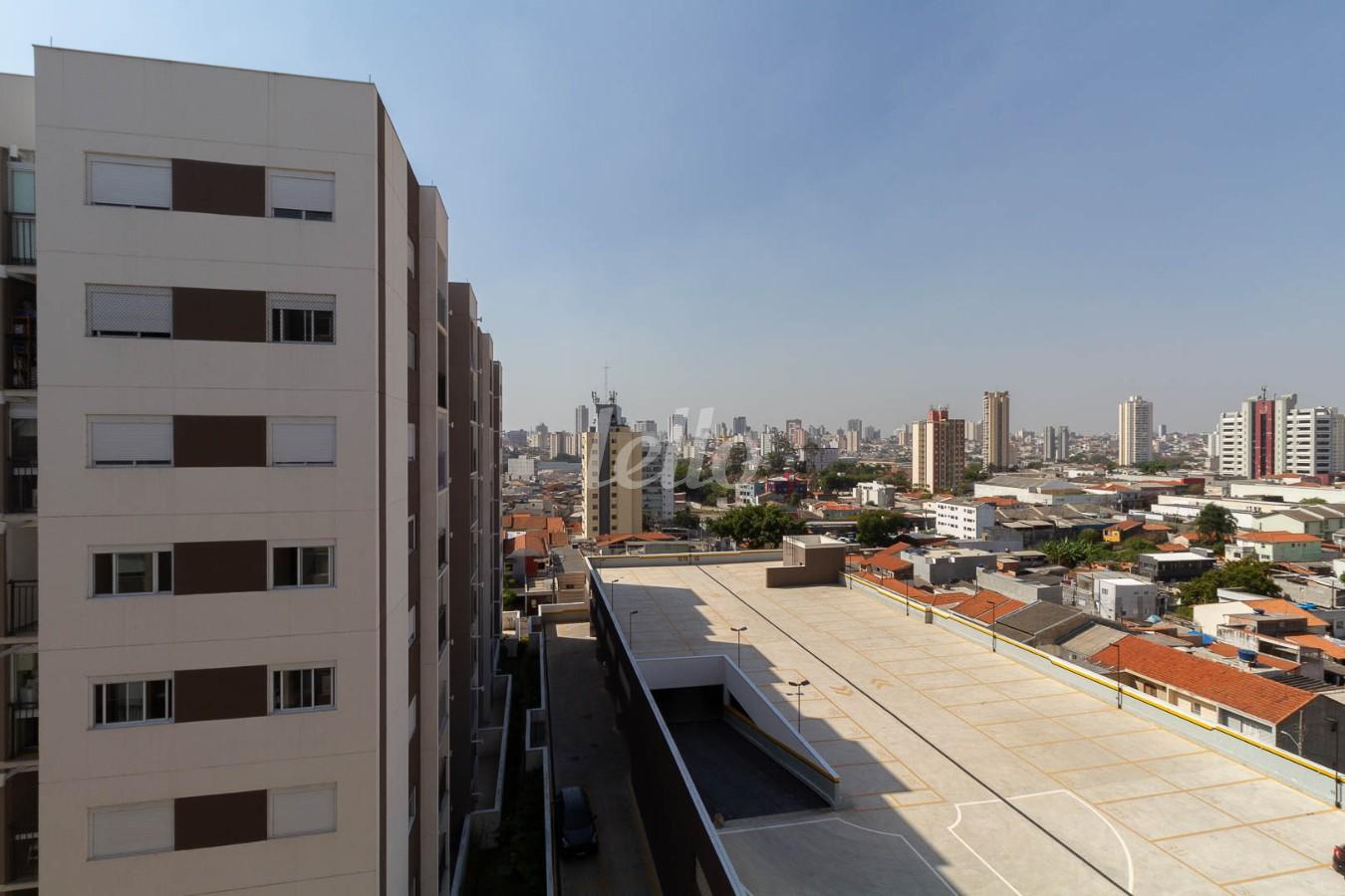 SACADA de Apartamento para alugar, Padrão com 51 m², 2 quartos e em Ch Santo Antônio (ZL) - São Paulo