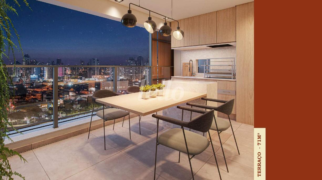 TERRAÇO de Apartamento à venda, Padrão com 71 m², 2 quartos e 1 vaga em Pinheiros - São Paulo