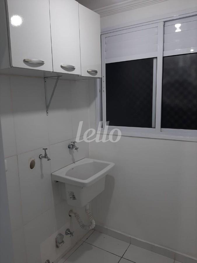 ÁREA DE SERVIÇO de Apartamento para alugar, Padrão com 52 m², 2 quartos e 1 vaga em Vila Bela - São Paulo