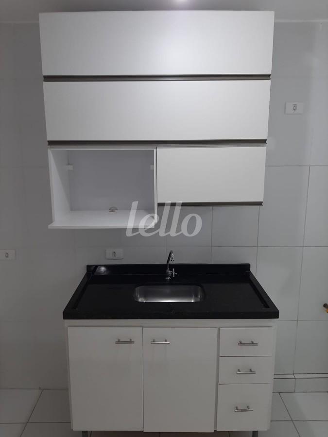 COZINHA de Apartamento para alugar, Padrão com 52 m², 2 quartos e 1 vaga em Vila Bela - São Paulo