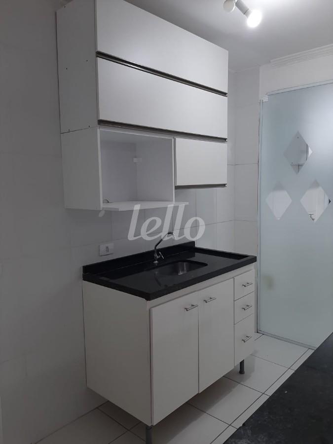 COZINHA de Apartamento para alugar, Padrão com 52 m², 2 quartos e 1 vaga em Vila Bela - São Paulo