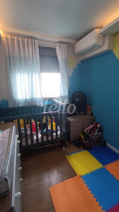 QUARTO de Apartamento à venda, Padrão com 70 m², 2 quartos e 2 vagas em Chácara Califórnia - São Paulo