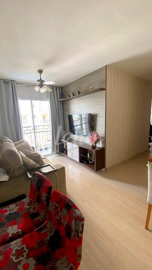 SALA ESTAR de Apartamento à venda, Padrão com 55 m², 2 quartos e 1 vaga em Quarta Parada - São Paulo