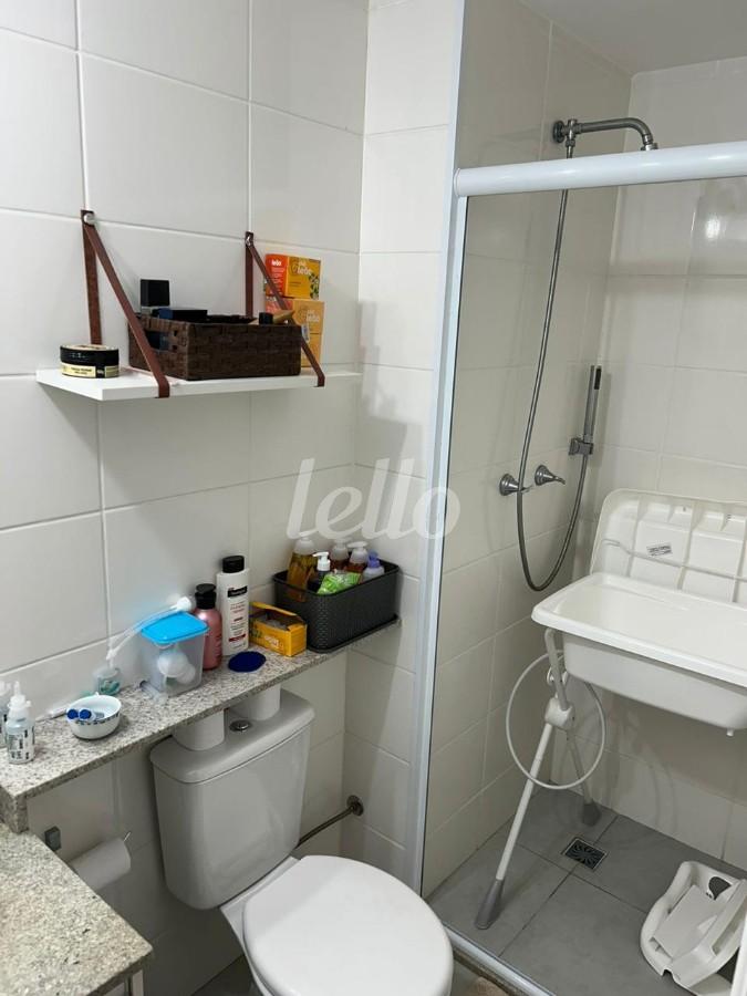 BANHO de Apartamento à venda, Padrão com 65 m², 2 quartos e 1 vaga em Brás - São Paulo