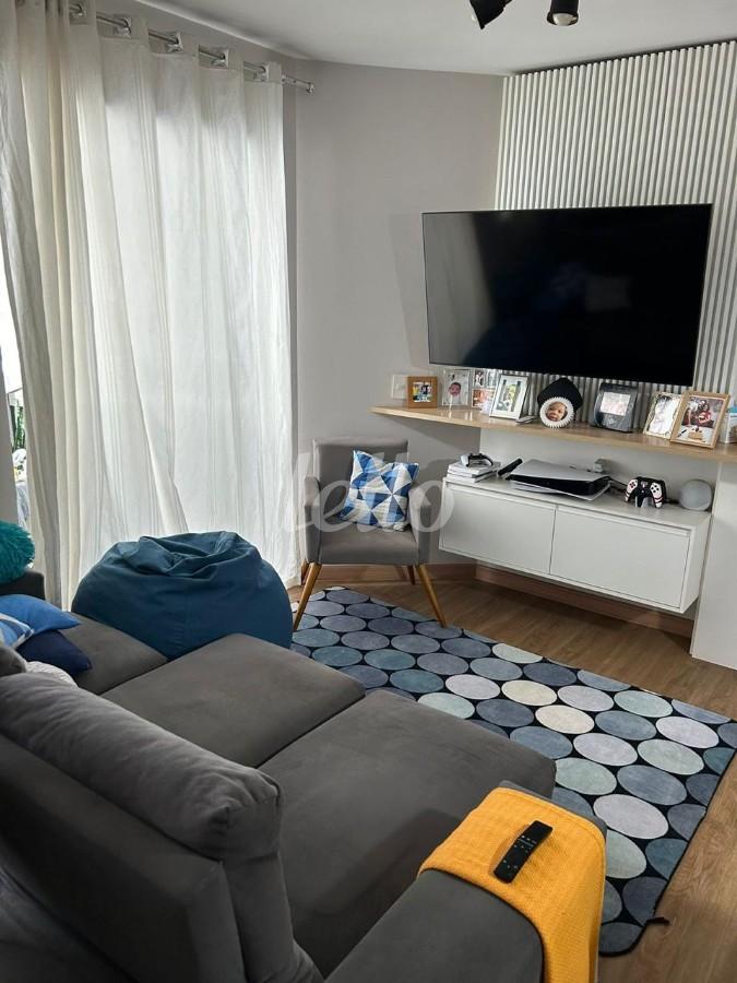 SALA de Apartamento à venda, Padrão com 65 m², 2 quartos e 1 vaga em Brás - São Paulo