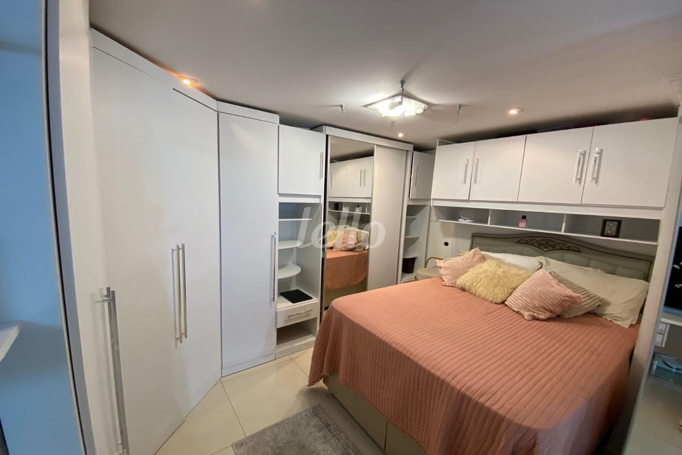 DORMITORIO de Apartamento à venda, cobertura - Padrão com 88 m², 3 quartos e 2 vagas em Vila Bertioga - São Paulo